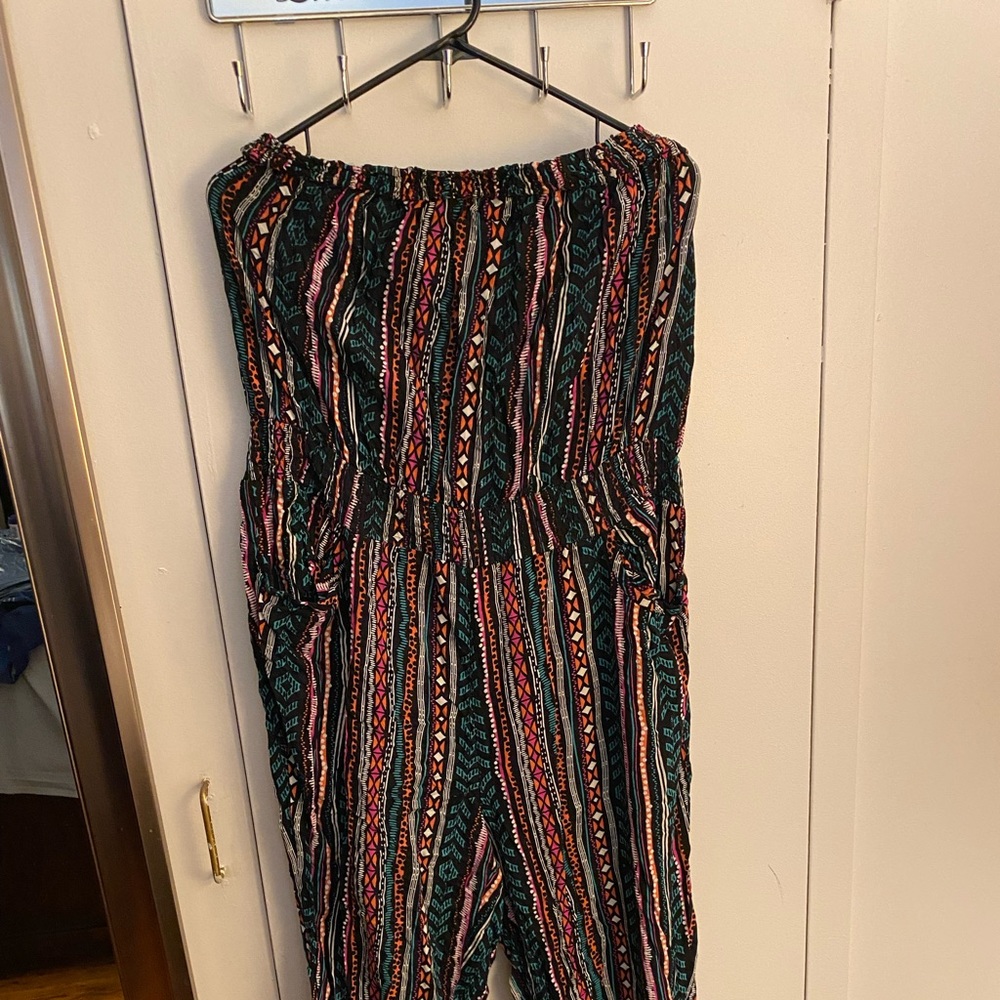 Tube top romper